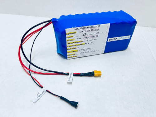 Аккумулятор 18650 литий ионный 36 вольт /13 Ампер-час XT-60 для электровелосипеда