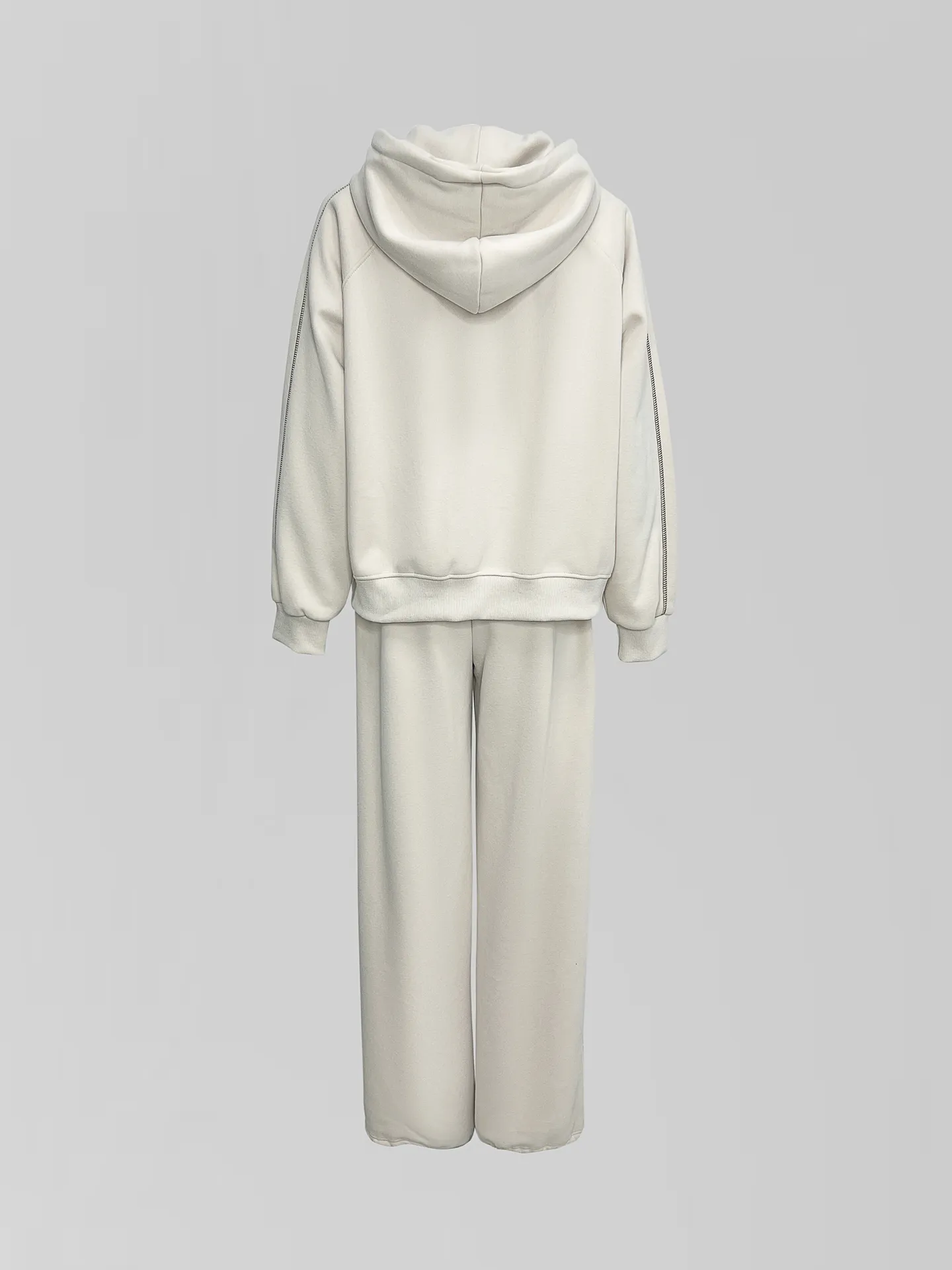 Спортивный костюм Kaixi KX25 на флисе из зип-худи и штанов с полосками по бокам