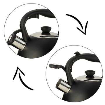 Чайник 2 л. из нержавеющей стали со свистком Ofenbach NB 100300