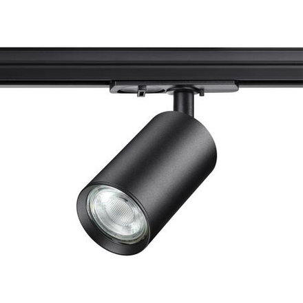 370963 PORT NT23 205 черный Светильник однофазный двухжильный трековый GU10 50W 220V PIPE