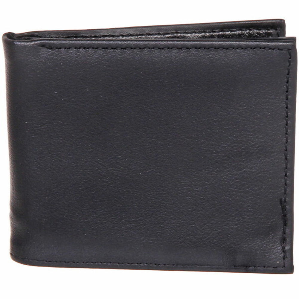 Кошелек мужской «Egoist», 3 кармана, цвет чёрный гладкий, 11*9,5см