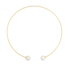 Колье Possebon White Pearl B0500.1 BW/G
