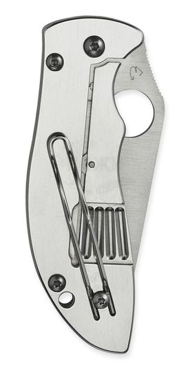 Складной нож Spyderco Foundry C160P c клинком из стали CTS-XHP, рукоять Stainless Steel