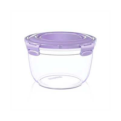 Контейнер воздухонепр. глубокий круглый прозрачный 1200 мл.