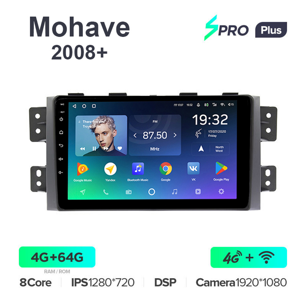 Teyes SPRO Plus 9"для Kia Mohave 2008+