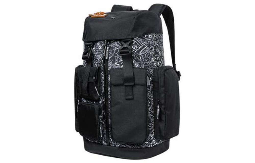 Anta Nylon Backpack Regular Unisex Camouflage