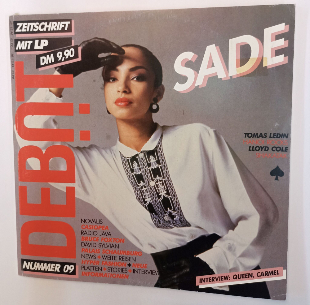 Винтажная виниловая пластинка LP Сборник Debut Zeitschrift Mit LP Nummer 09 (64 страничный журнал и виниловая пластинка) (Germany 1984)