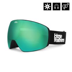 Маска Horsefeathers SCOUT GOGGLES (black/mirror green)