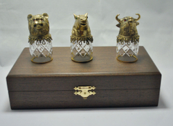 Стопки-перевертыши "Звери" №9, в наборе 3 шт. в ассортименте