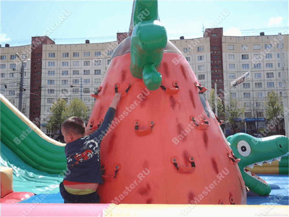 Коммерческий надувной батут "Сафари парк" 15*7*7 м