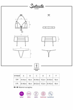 Новогодний комплект с пушком Santacutie Set SM (42-44) (Цвет: красный, белый)