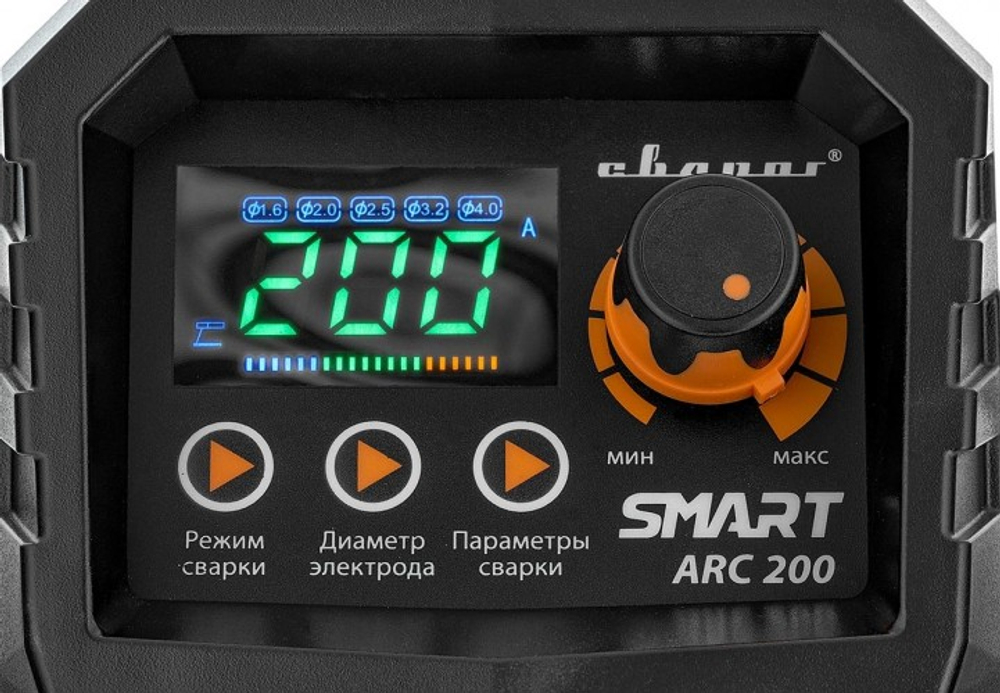 Сварочный инвертор СВАРОГ REAL SMART ARC 200  (Z28303) 00000097984