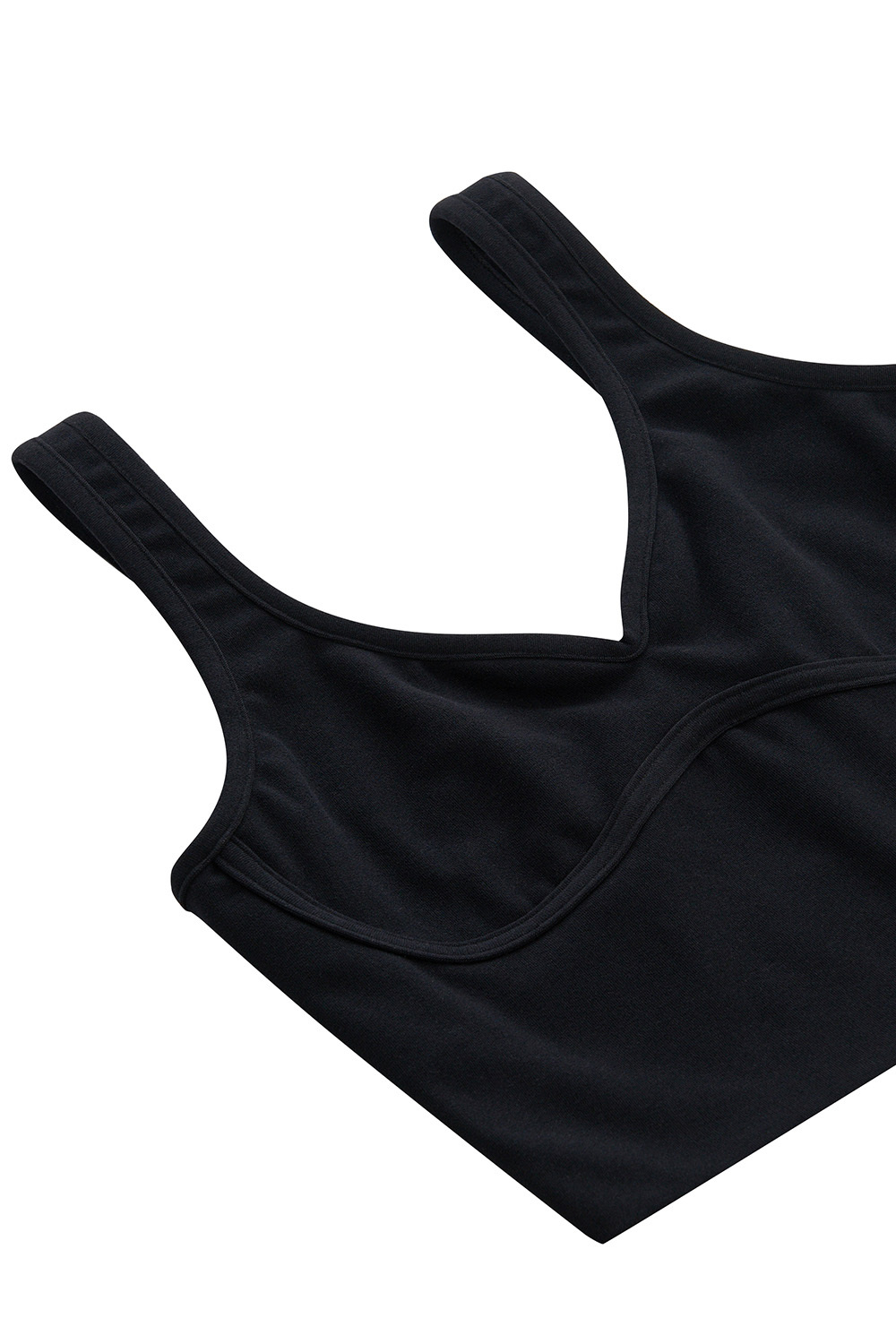 Топ на бретелях BASIC Чёрный