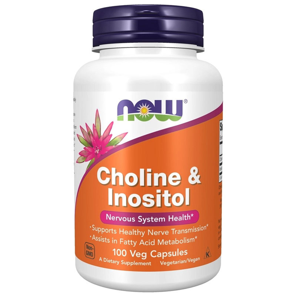 NOW Choline & Inositol 500 мг. (100 капс.)