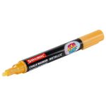 Маркер меловой "POP-ART" ЗОЛОТОЙ, 5 мм, ВЛАГОСТИРАЕМЫЙ, для гладких поверхностей, BRAUBERG, 152485