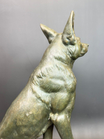 Скульптура в стиле Ар-Деко — Овчарка