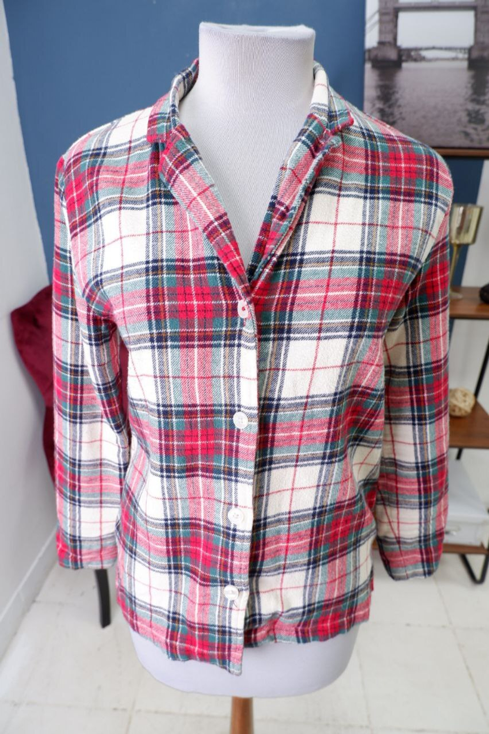 Рубашка Oysho в клетку 44 размер