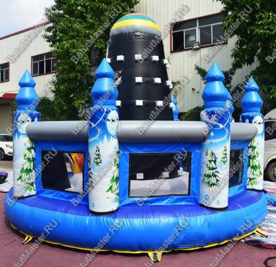 Надувной скалодром  "Пингвин" 5*5*4 м