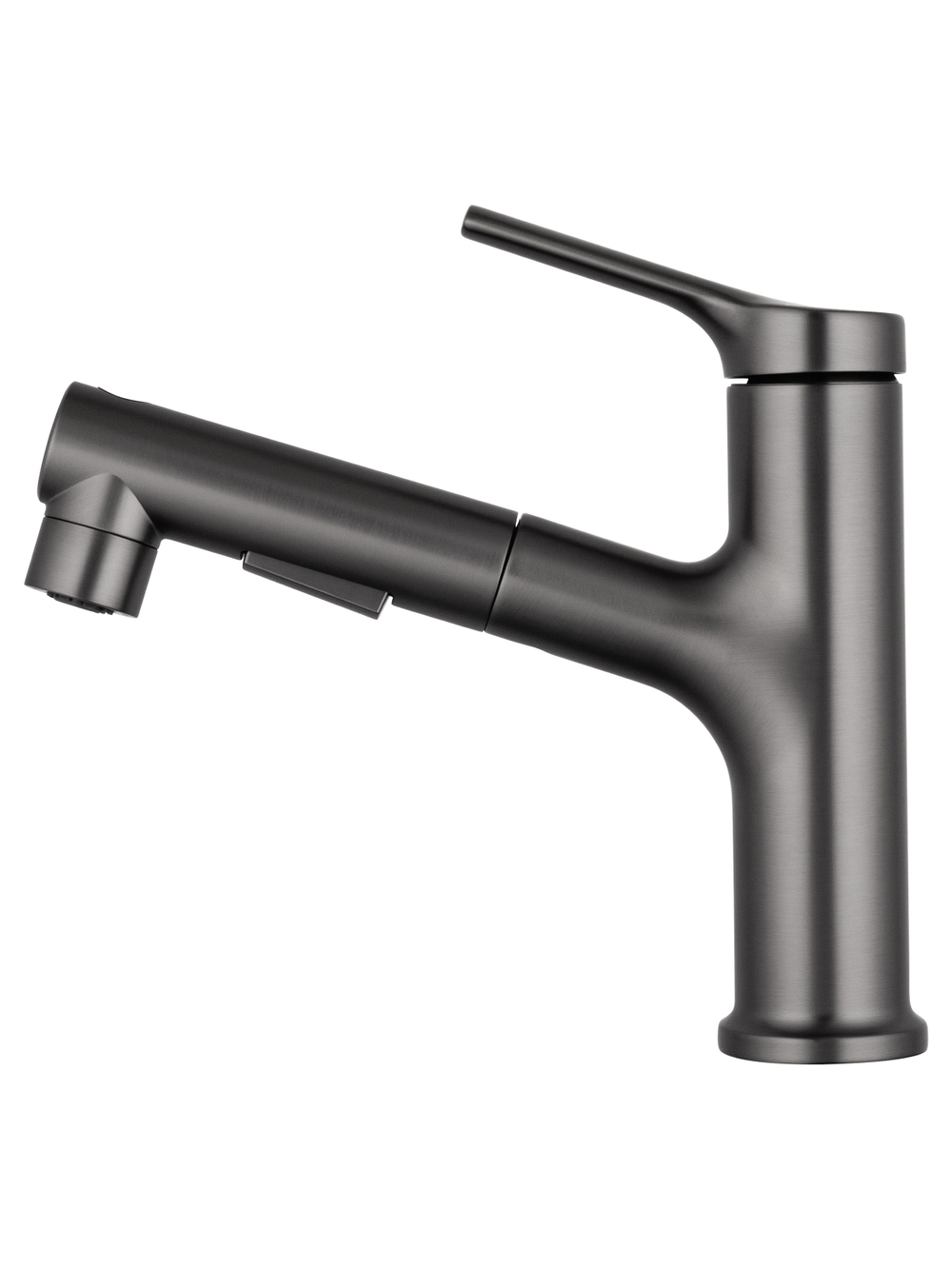 Смеситель для раковины с выдвижным изливом WONZON & WOGHAND, Темный графит (WW-A40862-BGG)