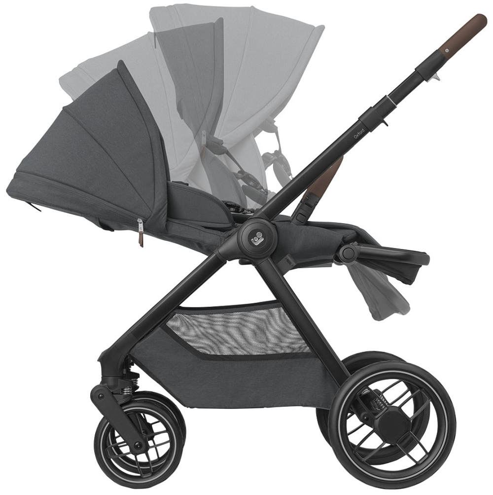 Коляска детская Maxi-Cosi Oxford Plus 3 в 1 с автокреслом Coral 360 Essential Grey 1978204110 PlusTwillic Graphite/Графит