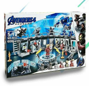 Конструктор Аvengers «Лаборатория Железного Человека» 608 деталей арт.4017