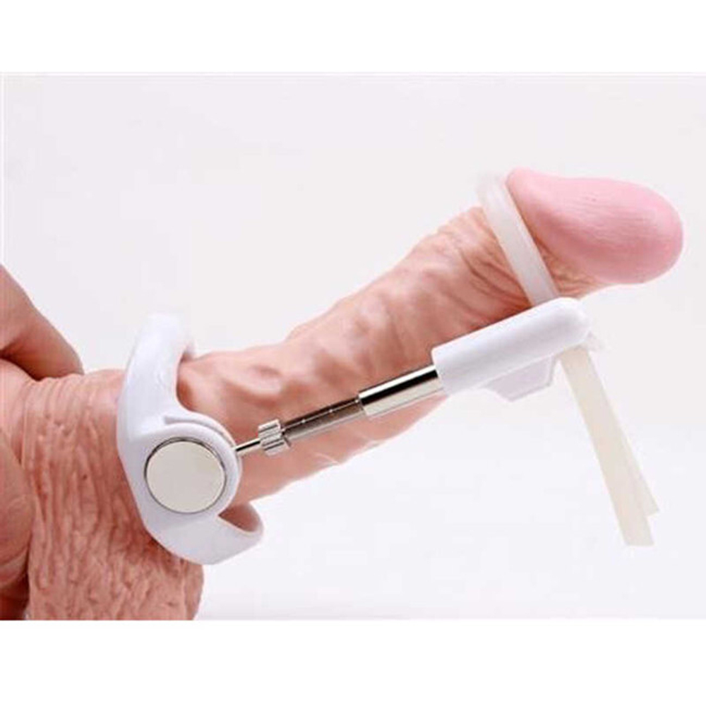 Экстендер для увеличения пениса Open Wide Restraints (Цвет: белый)