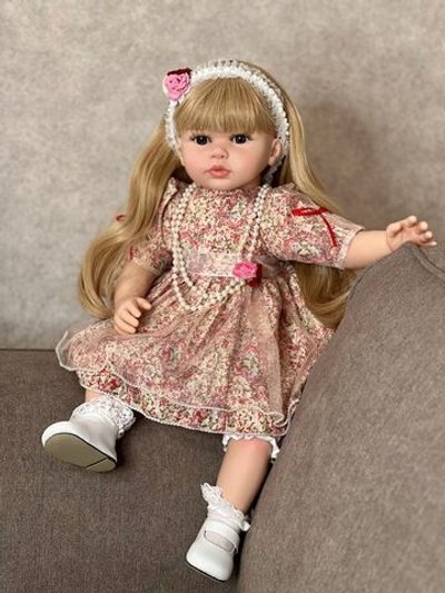 Кукла Реборн мягконабивная 60см в пакете (FA-275)