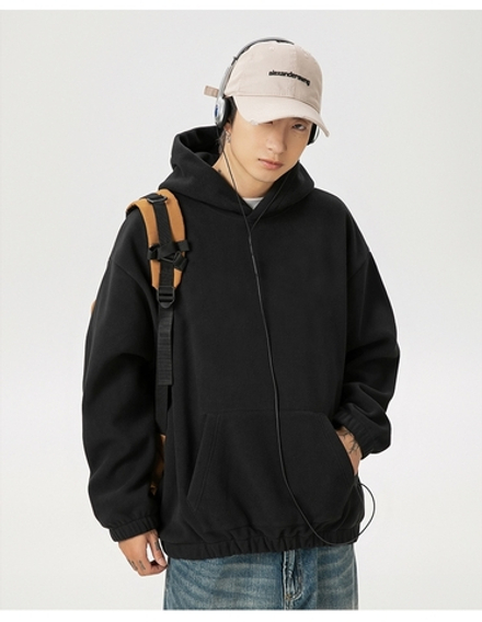 Худи STUFF "Basic" Fleece Черный