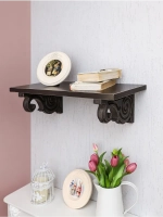 Полка настенная навесная 60*26 см