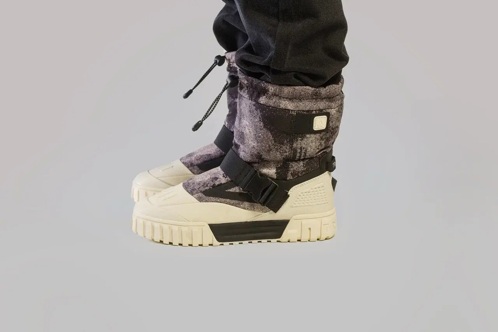 Сапоги высокие TRAFFA SIGNAL, Черно-бежевый