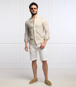 льняная рубашка Calvin Klein - бежевый(K10K108664)