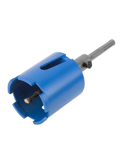 Коронка кольцевая по бетону алмазная безударная в сборе SDS-PLUS 5 зубьев 68мм MOS 33472М