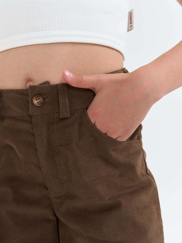 Брюки палаццо вельветовые 