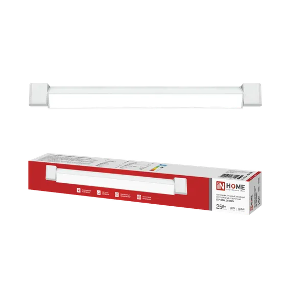 Светильник трековый линейный светодиодный поворотный LTP-OPAL 2540WH 25Вт 4000К 120гр 465мм белый IN HOME