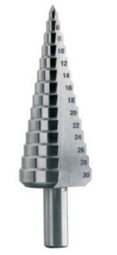 Сверло ступеньчатое HSS 6-36мм (d10mm, L80mm) Krino 118309