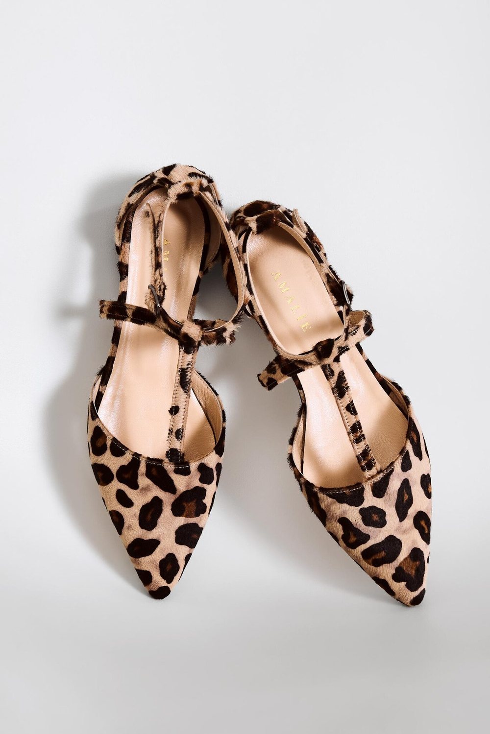 Балетки из натуральной кожи леопардовые GRACE