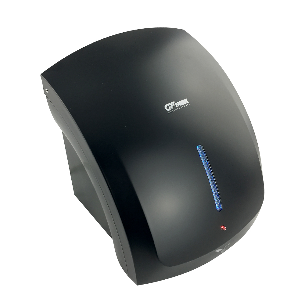 Сушилка для рук GFmark 1800W, с подсветкой ЧЕРНЫЙ 6902