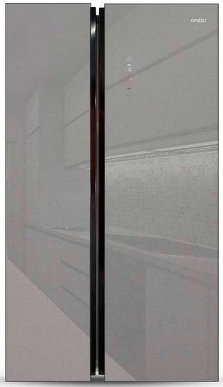Холодильник Ginzzu NFK-520 Glass