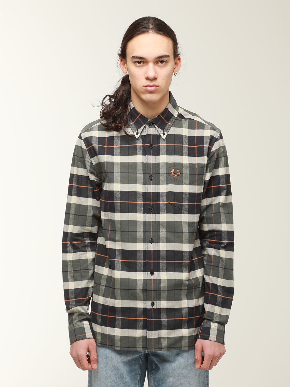 Мужская Рубашка Brushed Tartan