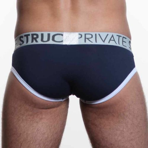 Мужские трусы брифы Private Structure Spectrum Low Rise Brief Navy PST0015