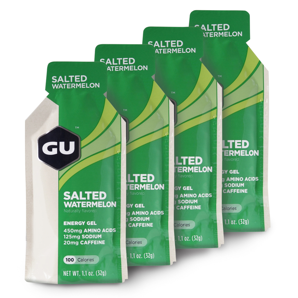 Гель энергетический GU ENERGY GEL (соленый арбуз), 32г 4шт
