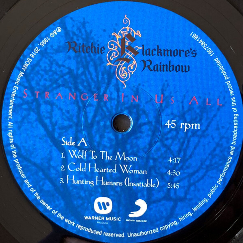 Ritchie Blackmore's Rainbow / Stranger In Us All (Exclusive In Russia)(2LP)