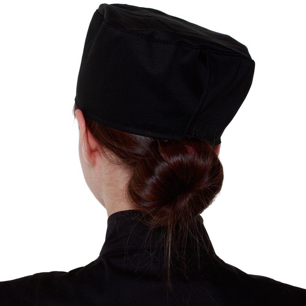 Шапочка повара «Таблетка» чёрная