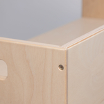 Стул перевертыш Чек, 74х34х34, растущий детский стол и стул 2в1 из фанеры березы, прозрачный лак