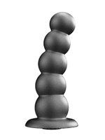 Черная насадка-плаг на харнесс PLATINUM 9 - 24 см. (Цвет: черный)