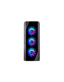 Корпус ZALMAN N5 TF, ATX, BLACK, WINDOW, 2xCombo (3.5" or 2.5"), 4x2.5", 2xUSB2.0, 1xUSB3.0, FRONT 3x120mm RGB, REAR 1x120mm RGB