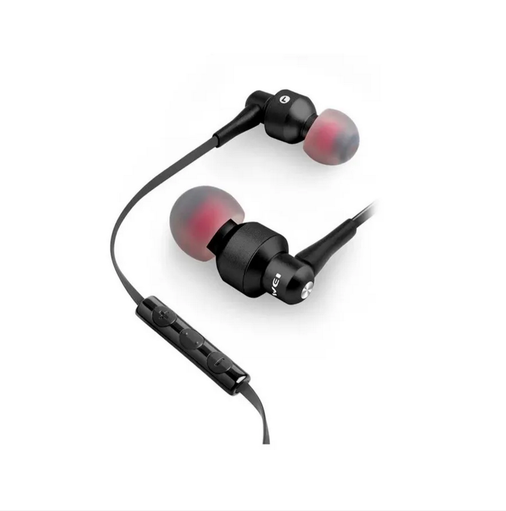 Наушники проводные с микрофоном + пульт Awei ES-50TY