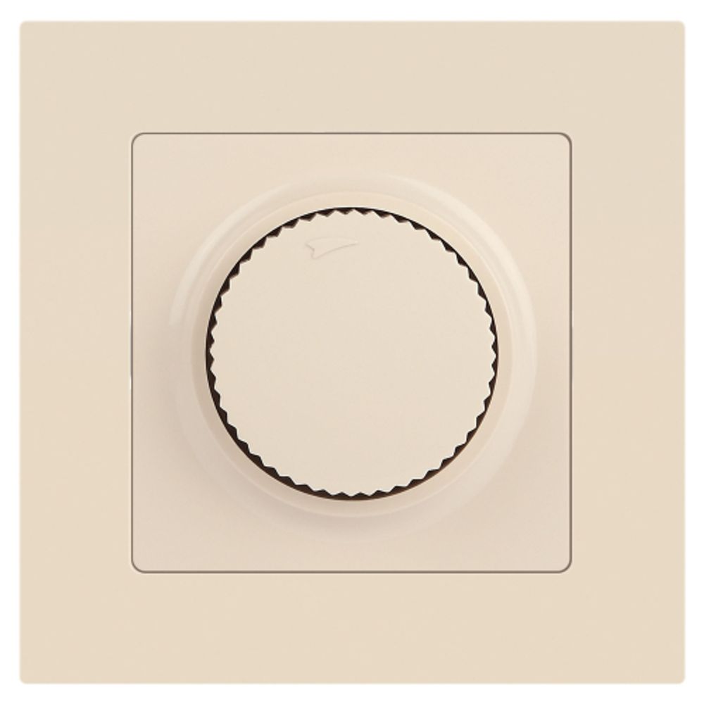 Светорегулятор Intro Accent 6-401-02 поворотный, 600Вт 230В, IP20, СУ, слоновая кость | Intro