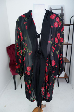 Накидка Betty Barclay яркая полупрозрачная 50-60 размер