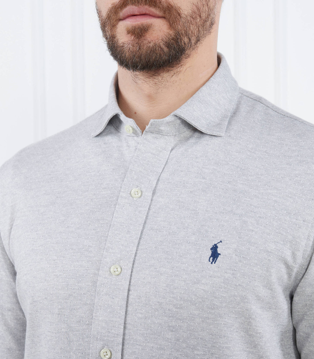 Рубашка POLO RALPH LAUREN - серый(710899075)